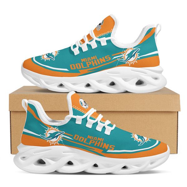Men's Miami Dolphins Flex Control Sneakers 006 Men's Miami Dolphins Flex Control Sneakers 006